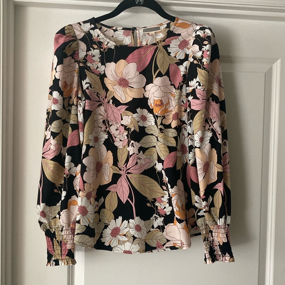 Pleione Floral Long Sleeve Blouse